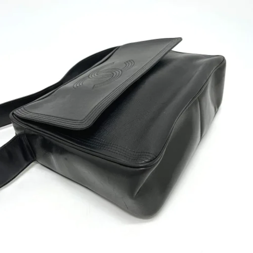 Chanel Vintage Pre-owned Leather chanel-bags Black Dames