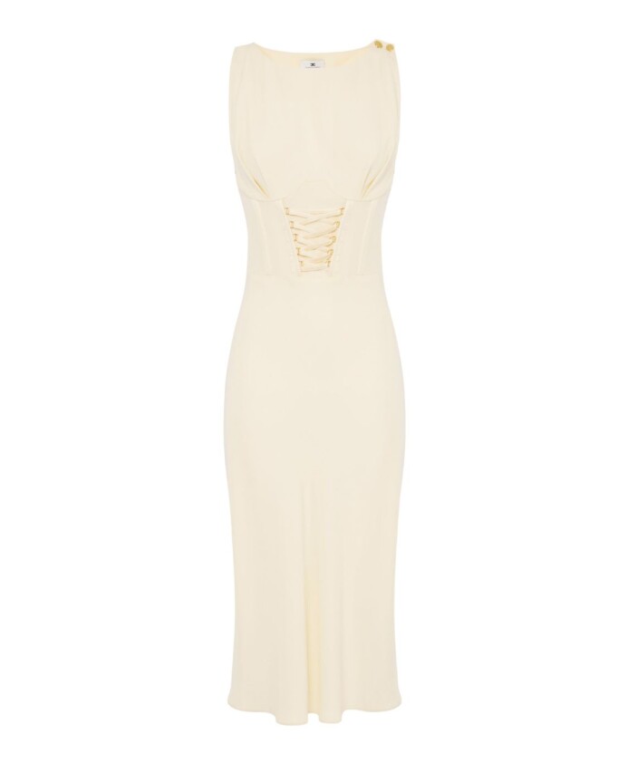 robe-jaune-style-corset-evase