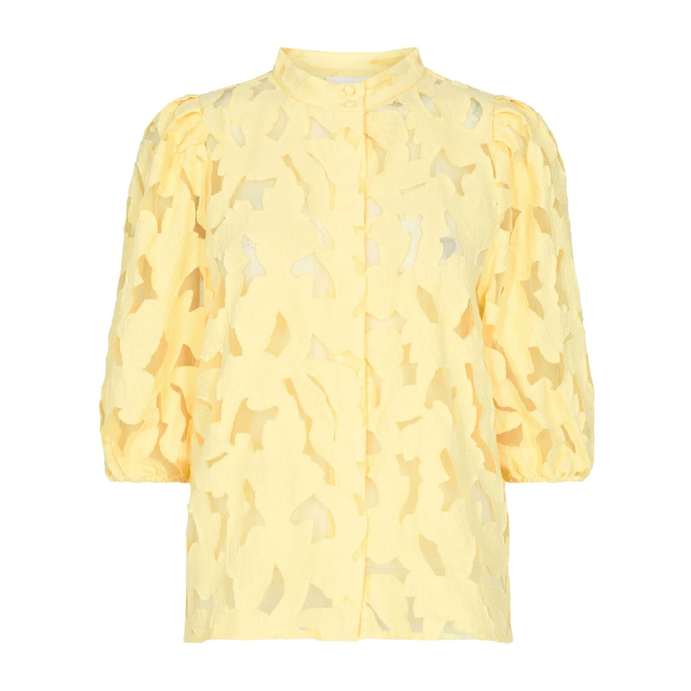 Levete Room Aster 2 French Vanilla Shirt Yellow Dames