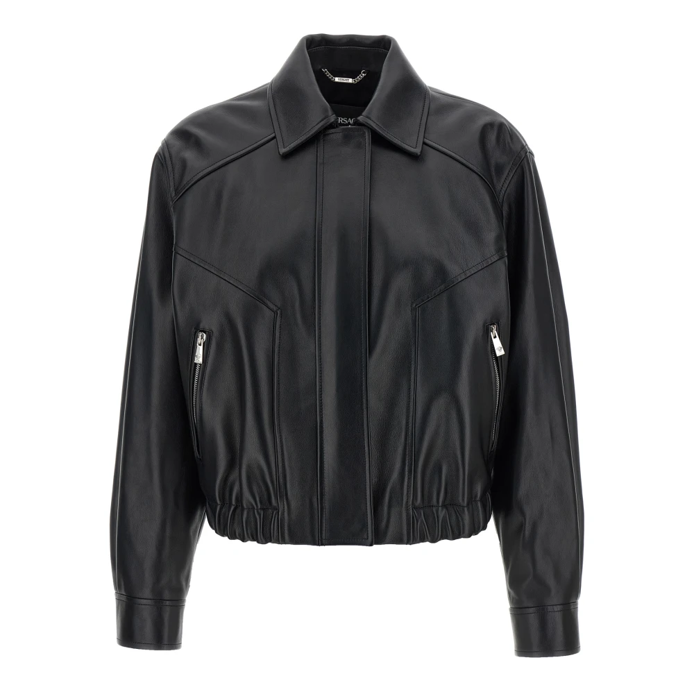 Versace Donna Nero - Blouson In Pelle - Jackets - M