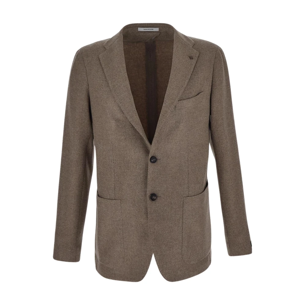 Tagliatore Klassieke Blazer Gray Heren