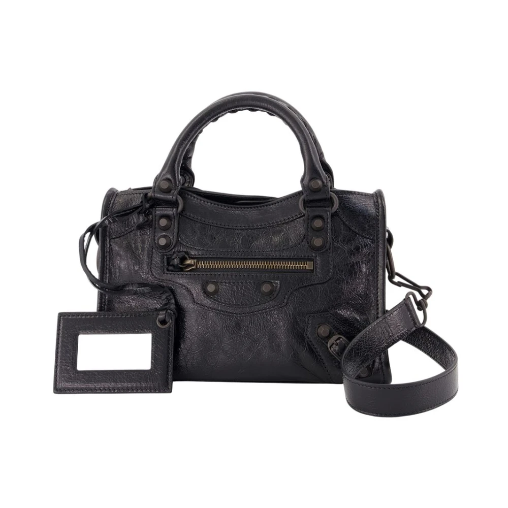 Balenciaga Black Le City East West Shoulder Bag - Female - Handbags - One Size - Bags