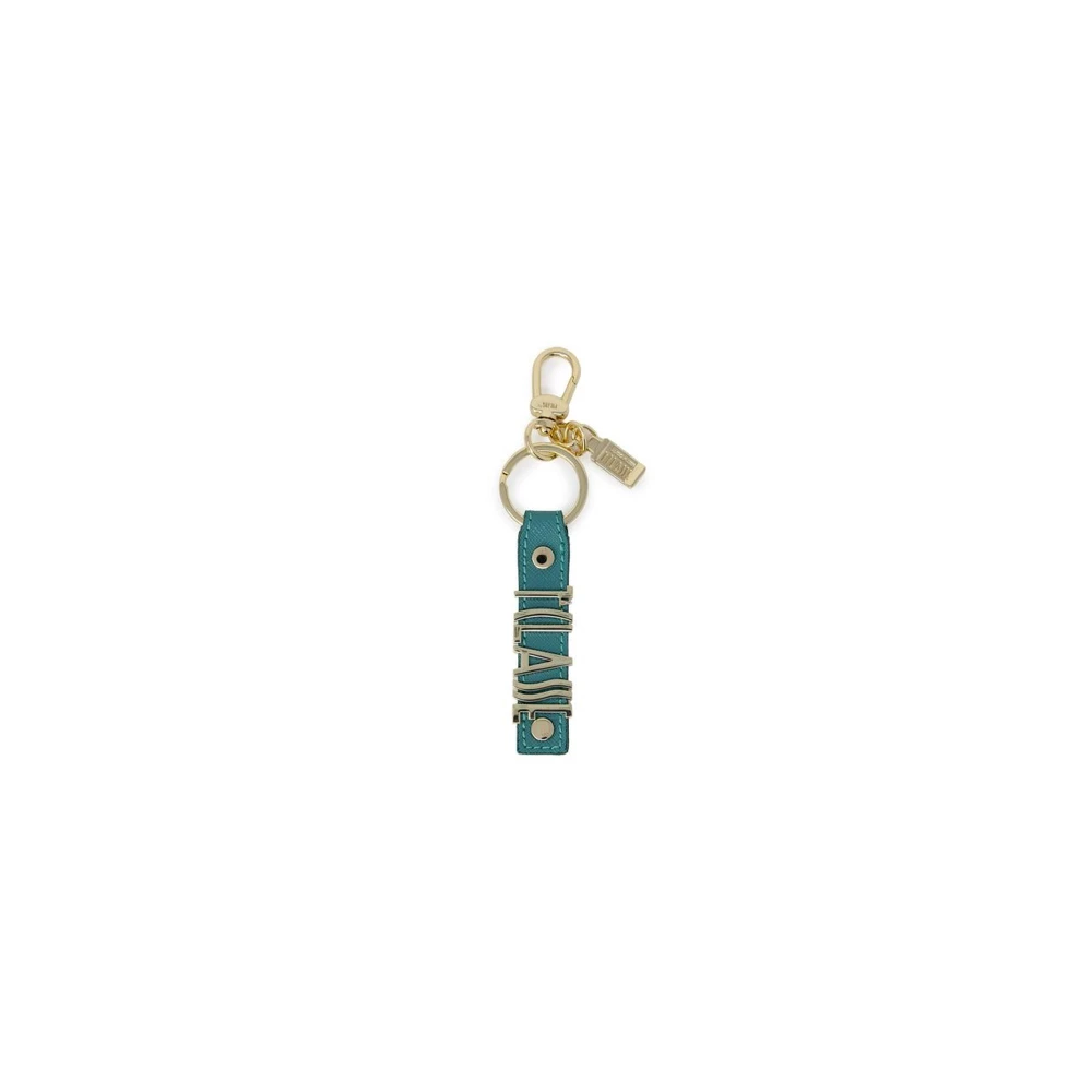 Alviero Martini 1a Classe Stijlvol Lederen Metalen Sleutelhanger Vrouwen Green Dames