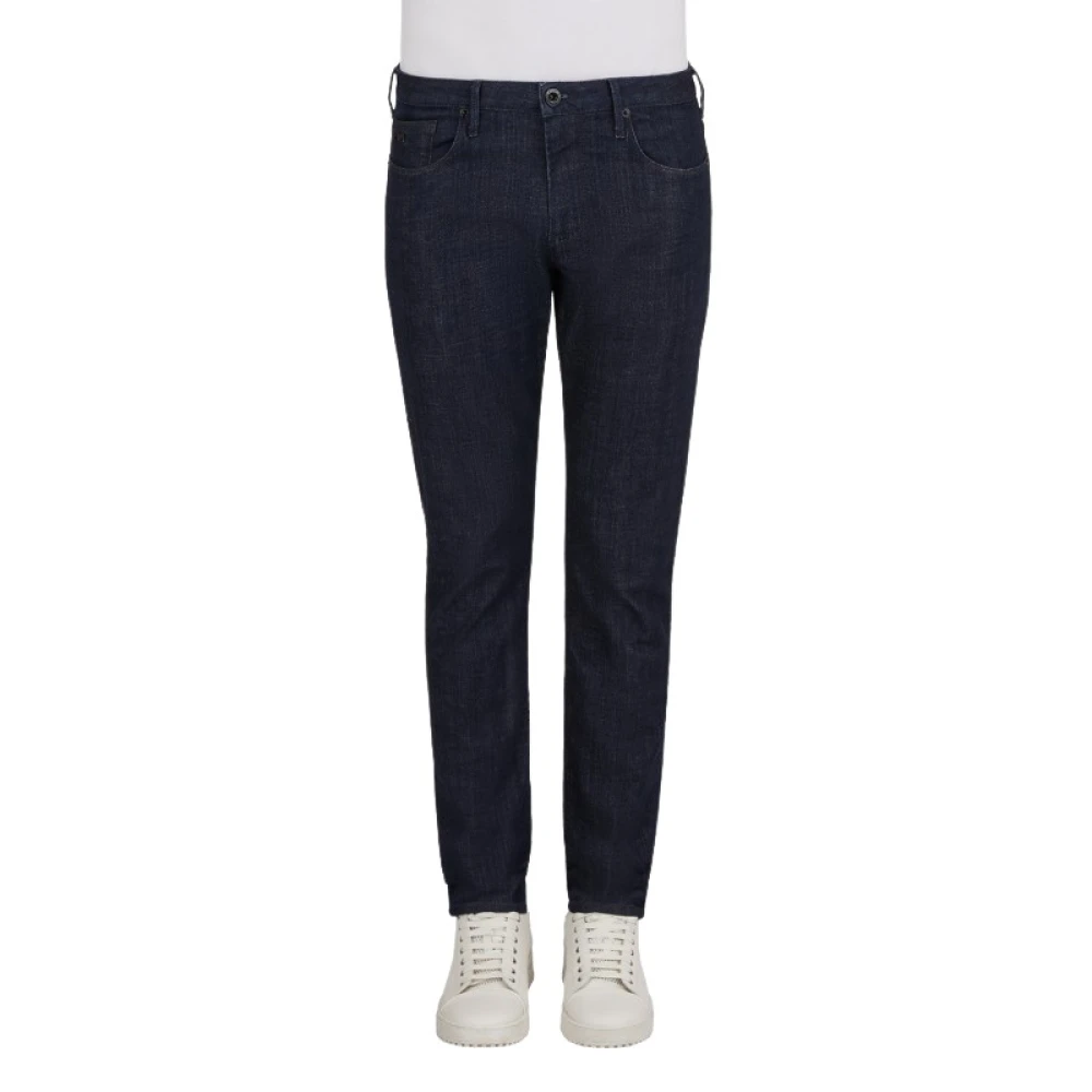 Emporio Armani Stretch Slim-fit Jeans Blue Heren