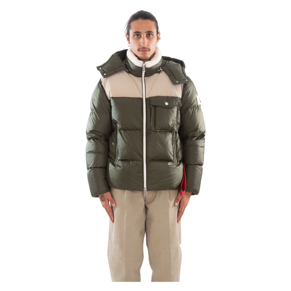 Afterlabel Bontkraag Donsjas Green Heren