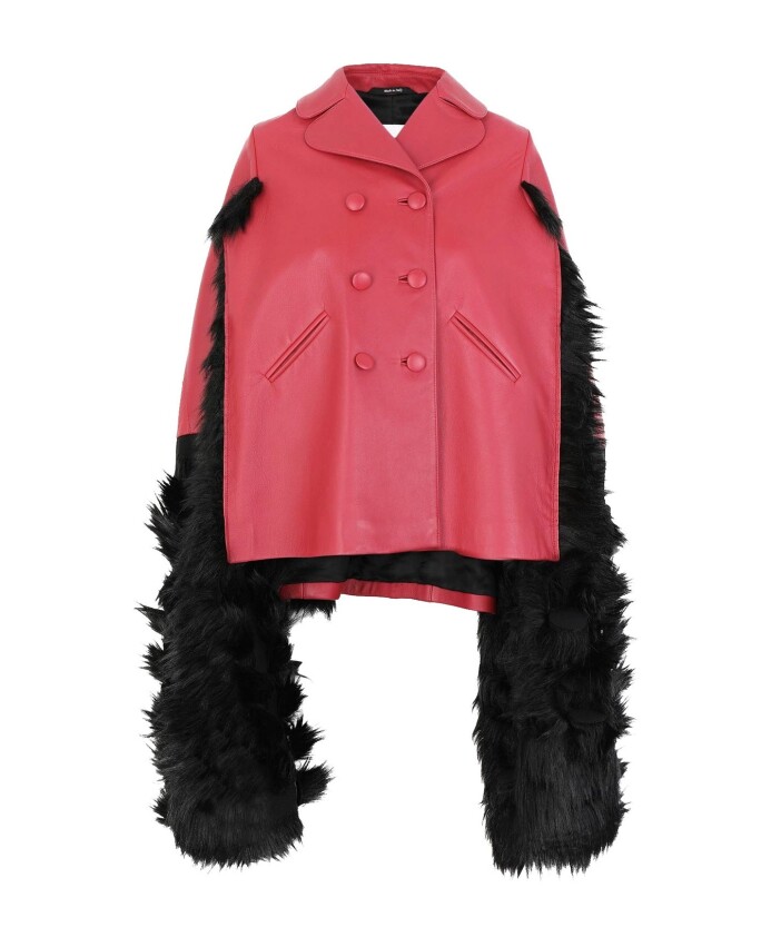 leren-cape-jas-met-imitatiebontrand