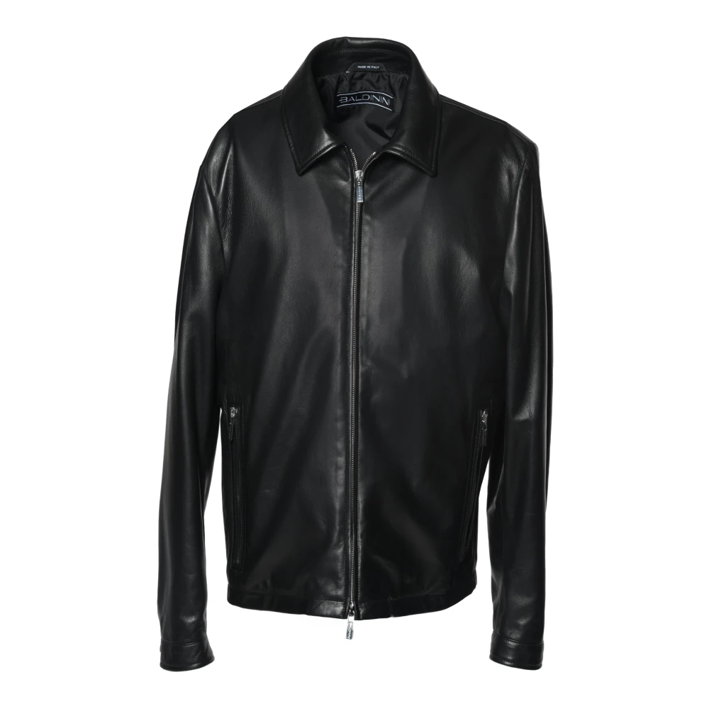 Jackets > Leather Jackets - - Baldinini - Modalova