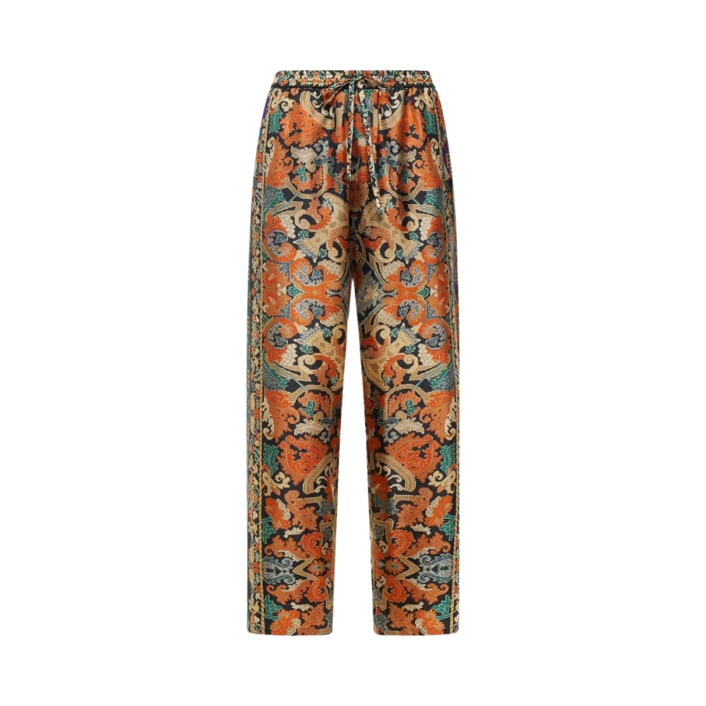 Pierre-Louis Mascia Women's Multicolor Aloe 10959 Wide Trousers