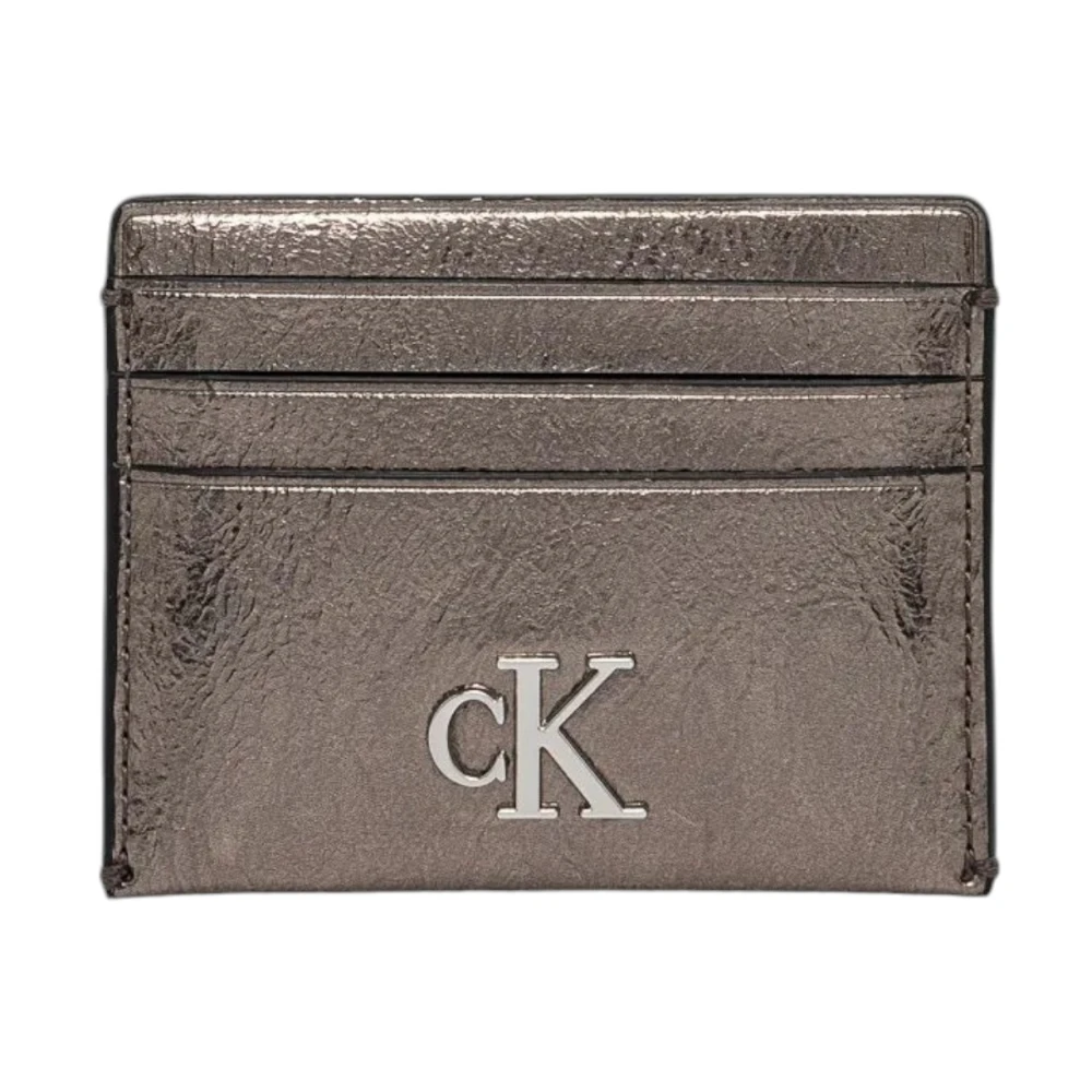 Calvin Klein Jeans Herfst Winter Dames Portemonnee Collectie Gray Dames