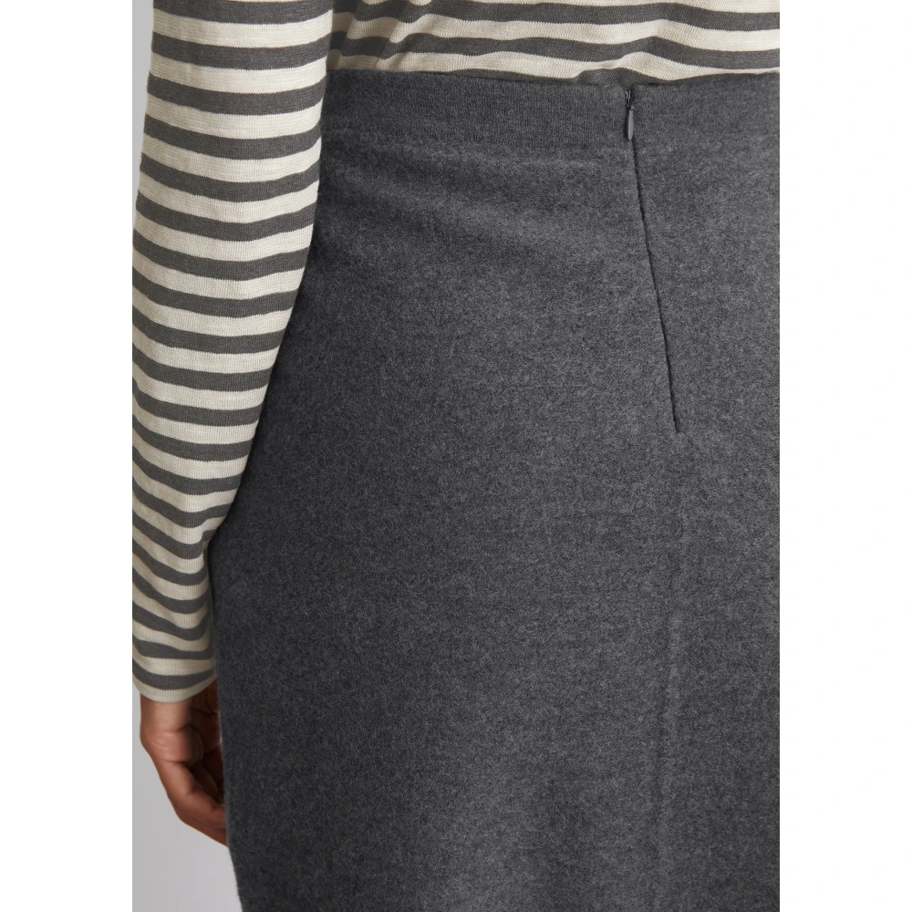 Marc O'Polo Wollen minirok gevormd Gray Dames