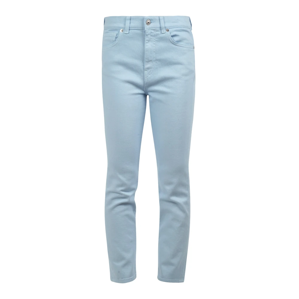 Mauro Grifoni Straight Leg Jeans met riemlussen Blue Dames