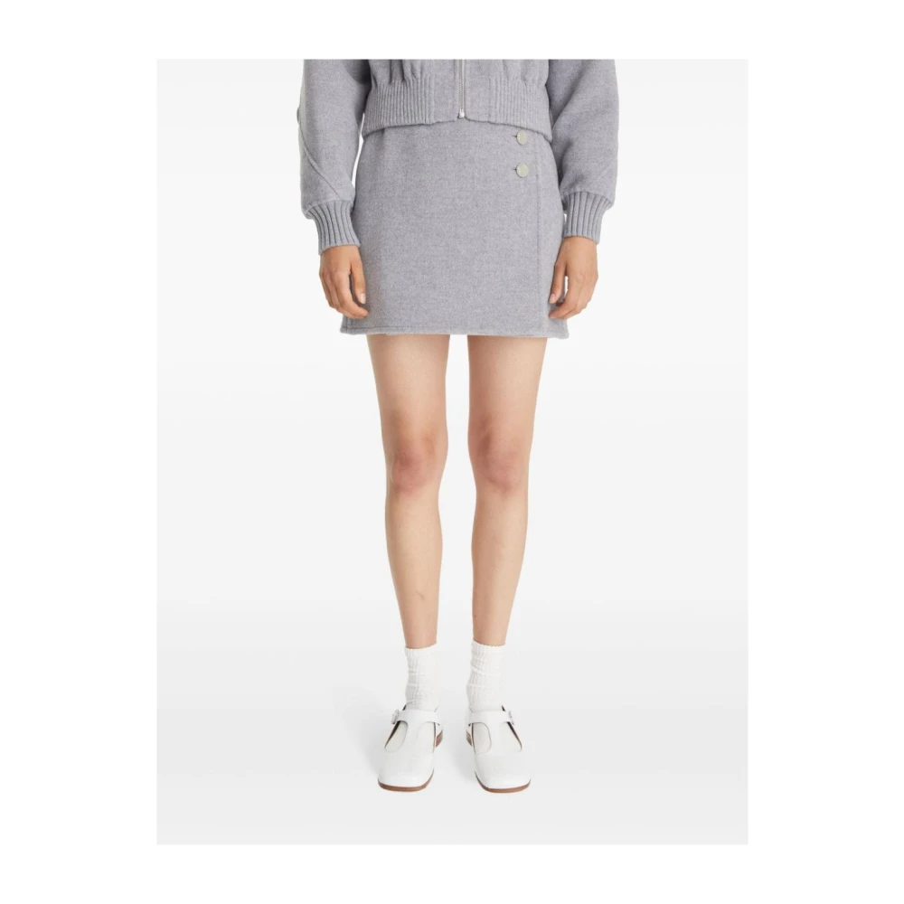 TORY BURCH Monogram Mini Rok in Grijs Gray Dames