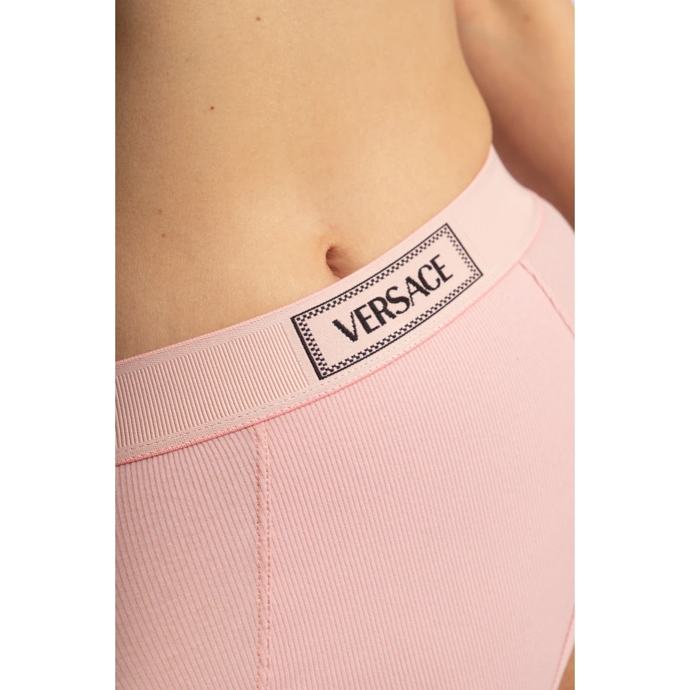 Versace Hoog getailleerde slips Pink Dames