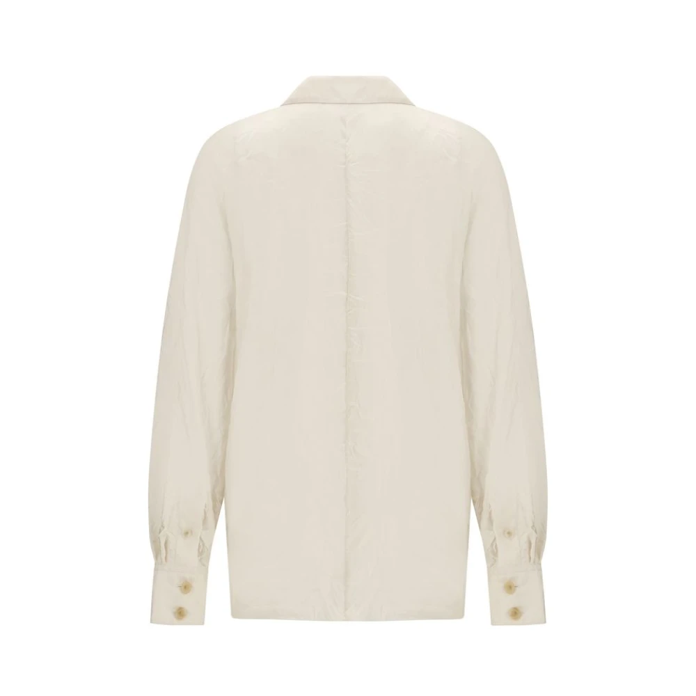 Khaite Klassieke Kraag Knoopshirt White Dames