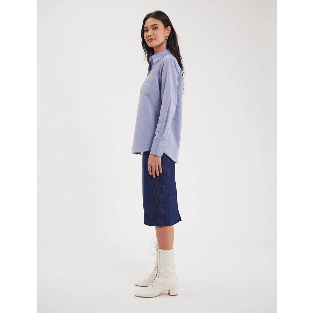 Ines De La Fressange Paris Blouses & Shirts Blue Dames