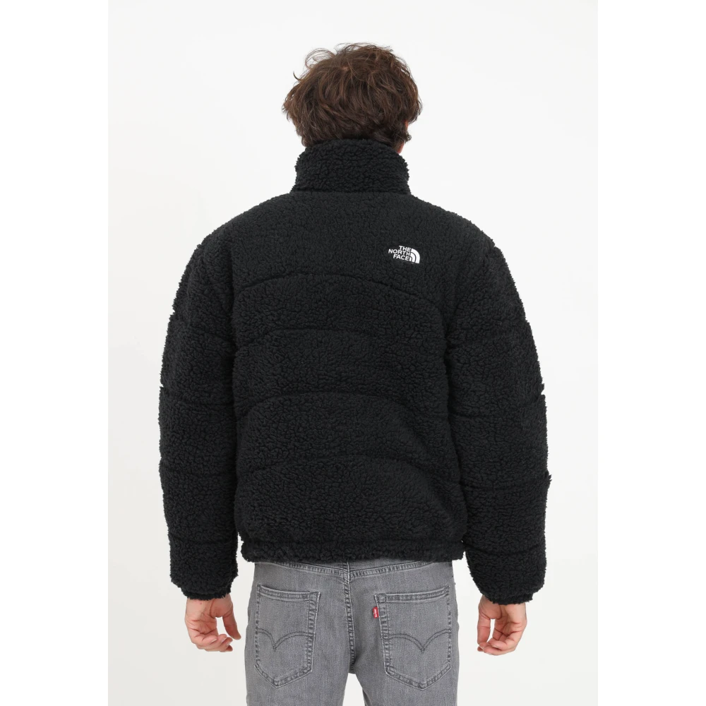 The North Face Teddy Stoffen Jas met Iconisch Logo Black Heren