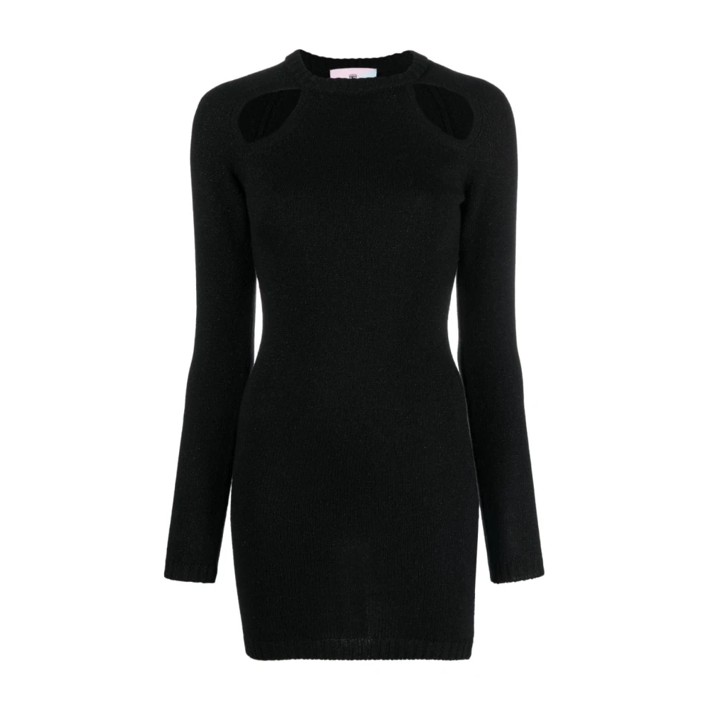 Chiara Ferragni Collection Zwarte jurk voor vrouwen Aw23 Black Dames