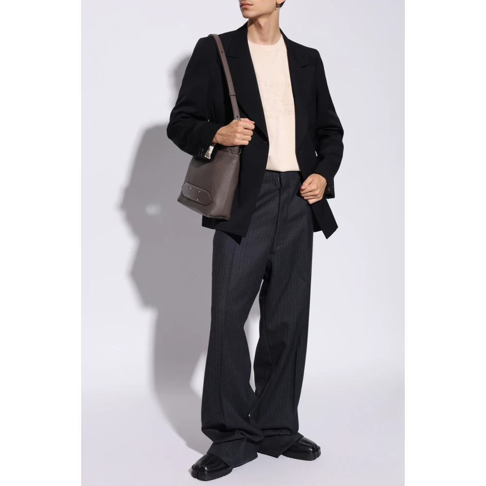 Maison Margiela Wollen blazer Black Heren