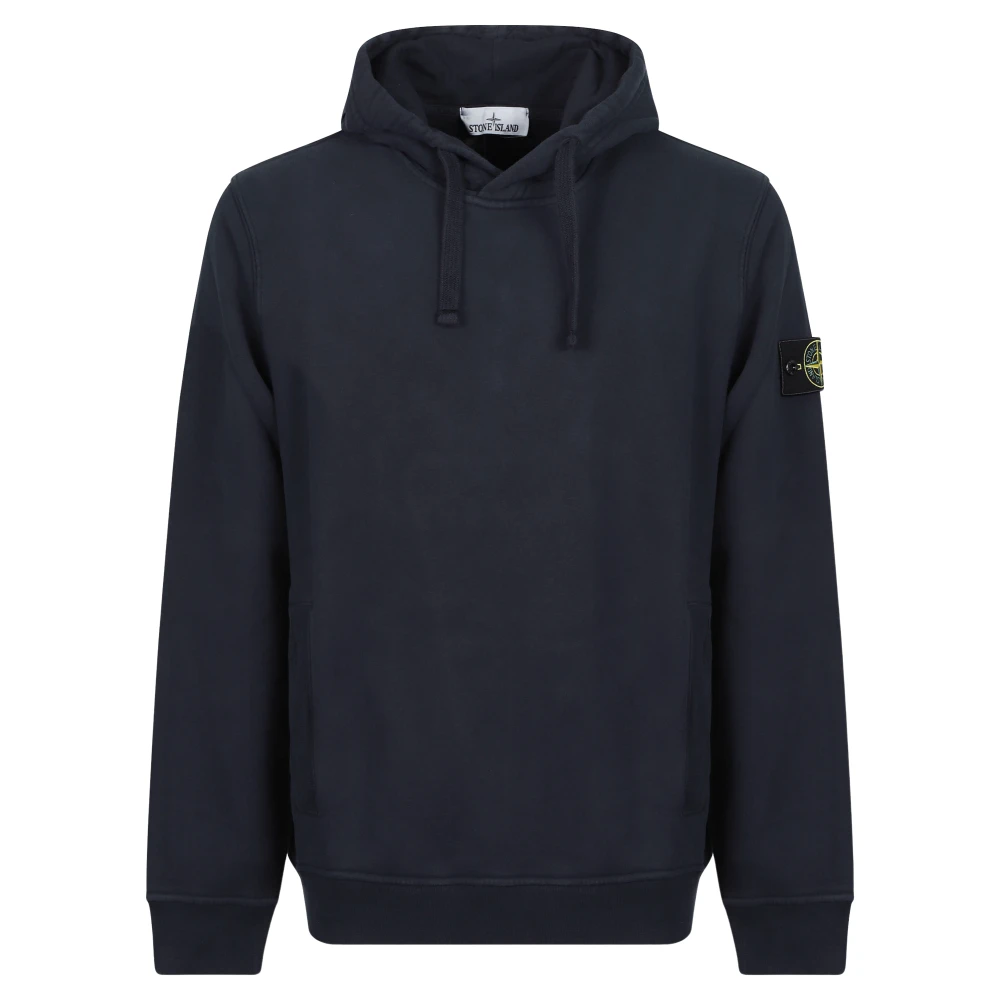 Stone Island , Hoodies, Male, Blue, M, Jumpers