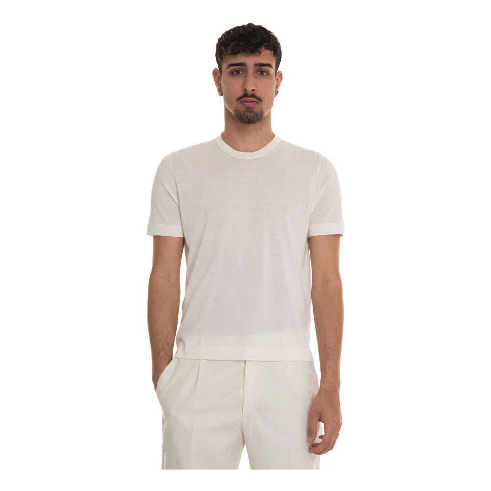 Hindustrie Crepe Jersey T-shirt Beige Heren