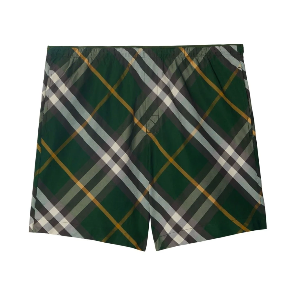 Burberry Short Shorts Green Heren