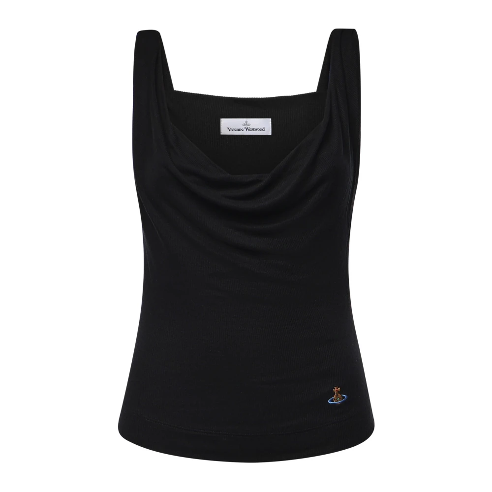 Vivienne Westwood , Sleeveless Tops, Female, Black, M, Anna Top - Image 4