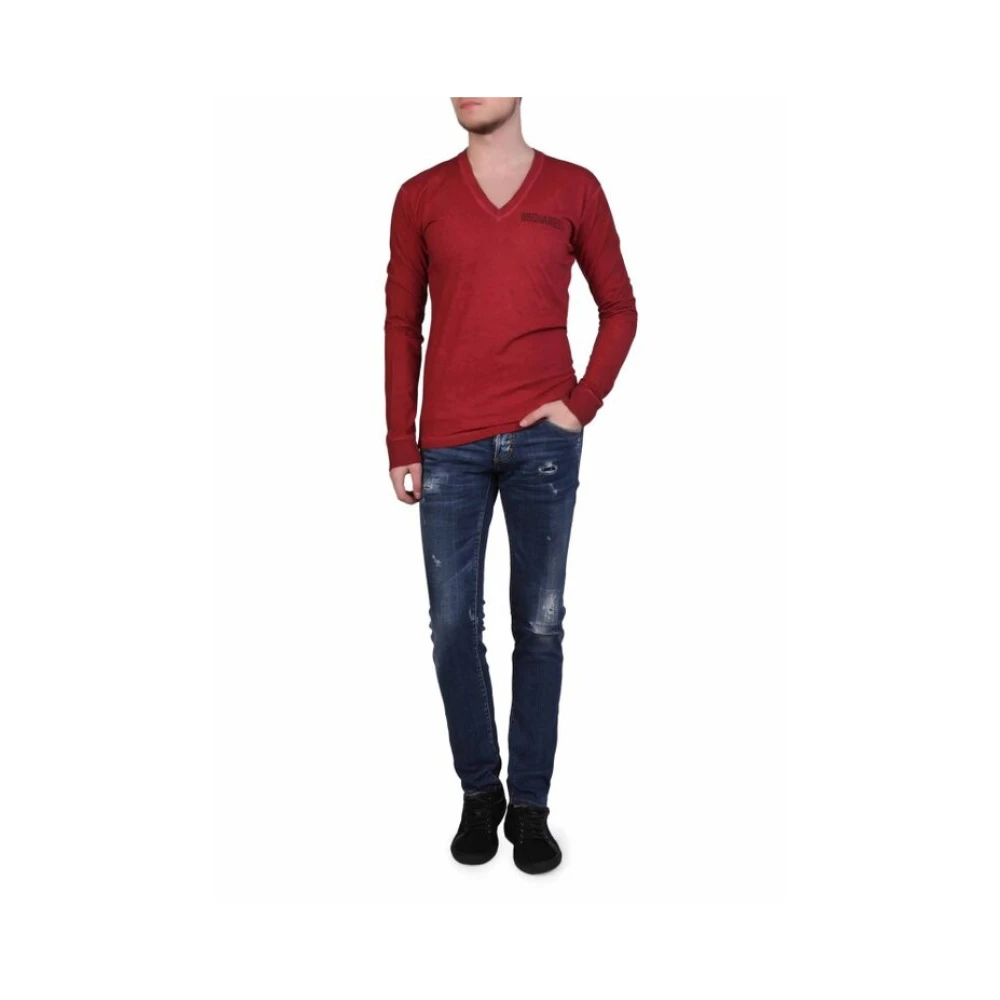 Dsquared2 Luxe Blauwe Slim Jeans Blue Heren
