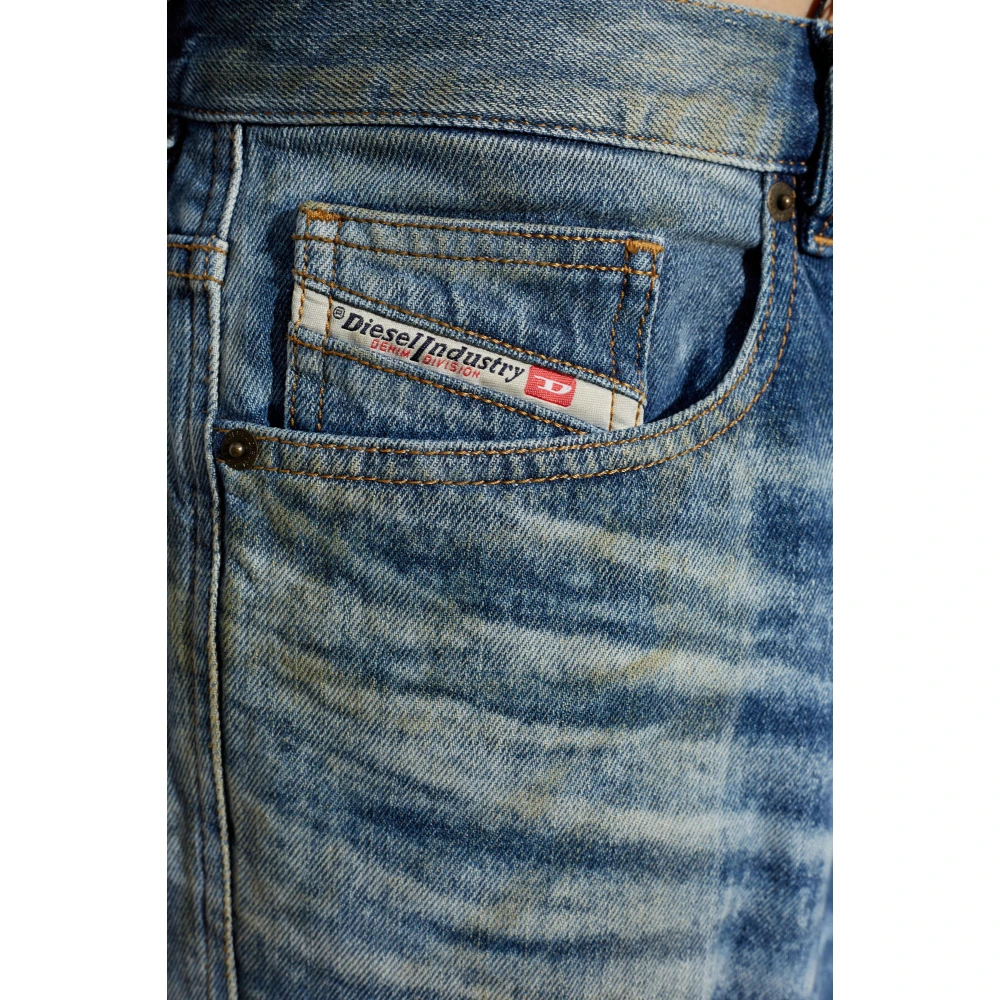Diesel Tapered jeans 2010 D-Macs-Fsf1 Blue Heren
