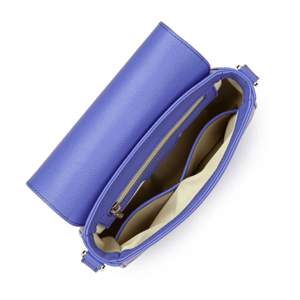 Lancaster Crossbody Tas met Magnetische Flap Blauw Blue Dames