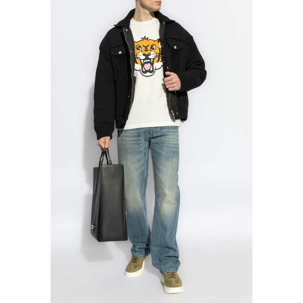 Kenzo T-shirt met print White Heren