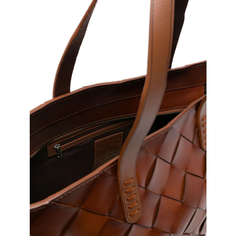 Dragon Diffusion Bruine leren crossover tote tas Brown Dames