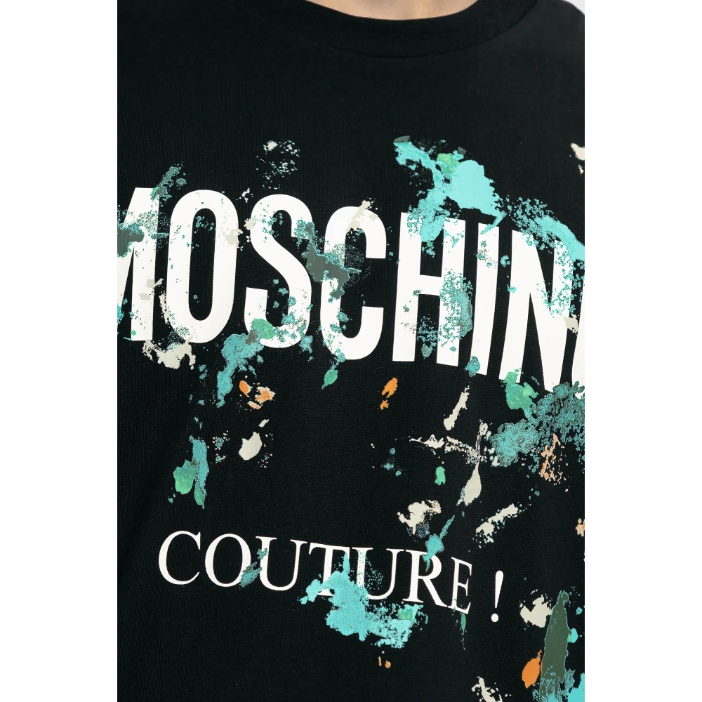 Moschino T-shirt met logo Multicolor Heren
