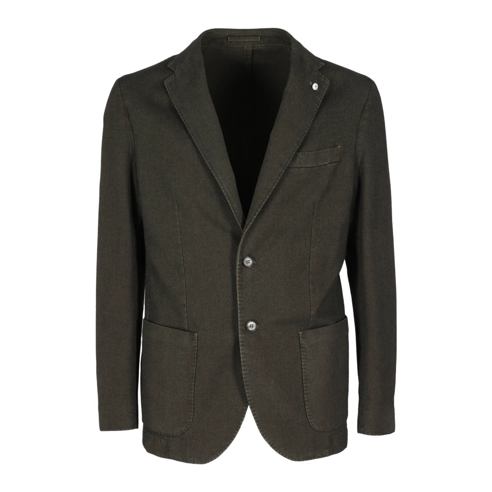 L.b.m. 1911 Stijlvolle Jas voor Mannen Green Heren