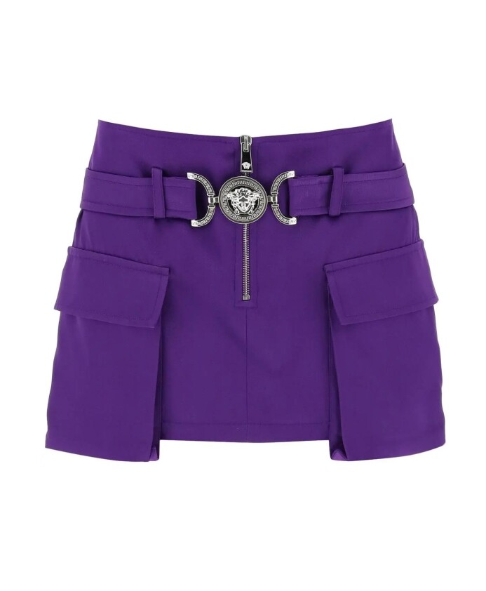 jupe-cargo-en-satin-medusa