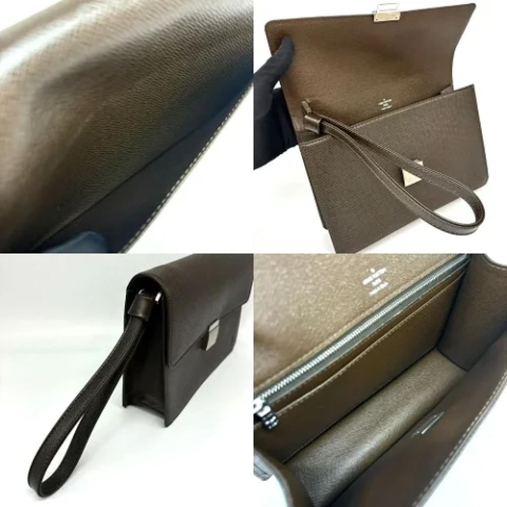 Louis Vuitton Vintage Pre-owned Canvas clutches Brown Dames