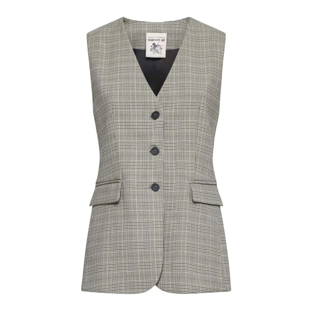 Semicouture Stijlvolle Maude Jassen Gray Dames
