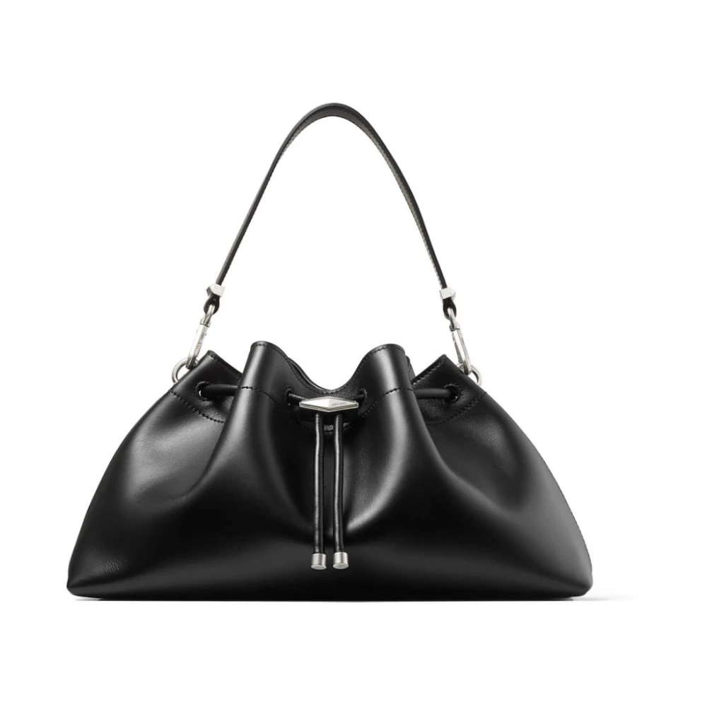 Jimmy Choo Zwarte Kalfsleren Tas Black Dames