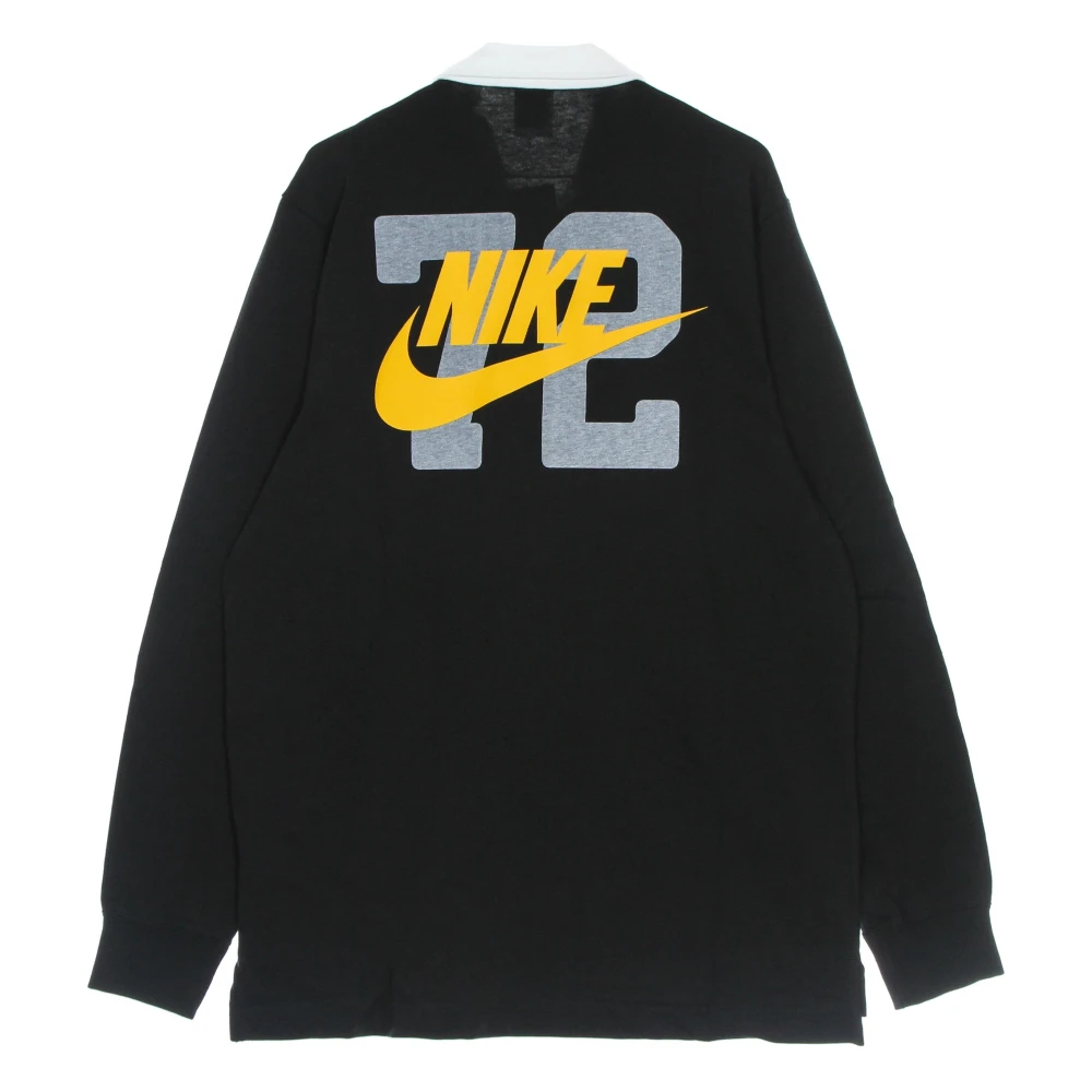 Nike Longsleeve Polo Trend Rugby Top Black Heren