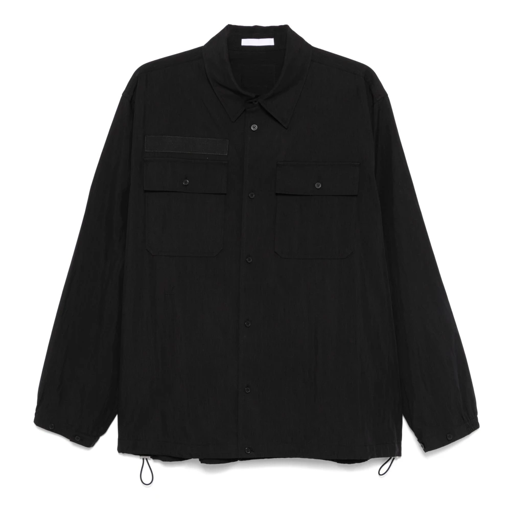 Helmut Lang Zwarte Uniform Shirt Licht Black Heren