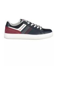 Niebieski Sneaker z Logo i Sznurowadłami dla Mężczyzn