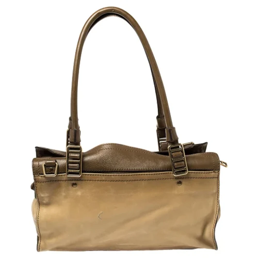 Burberry Vintage Pre-owned Leather handbags Brown Dames