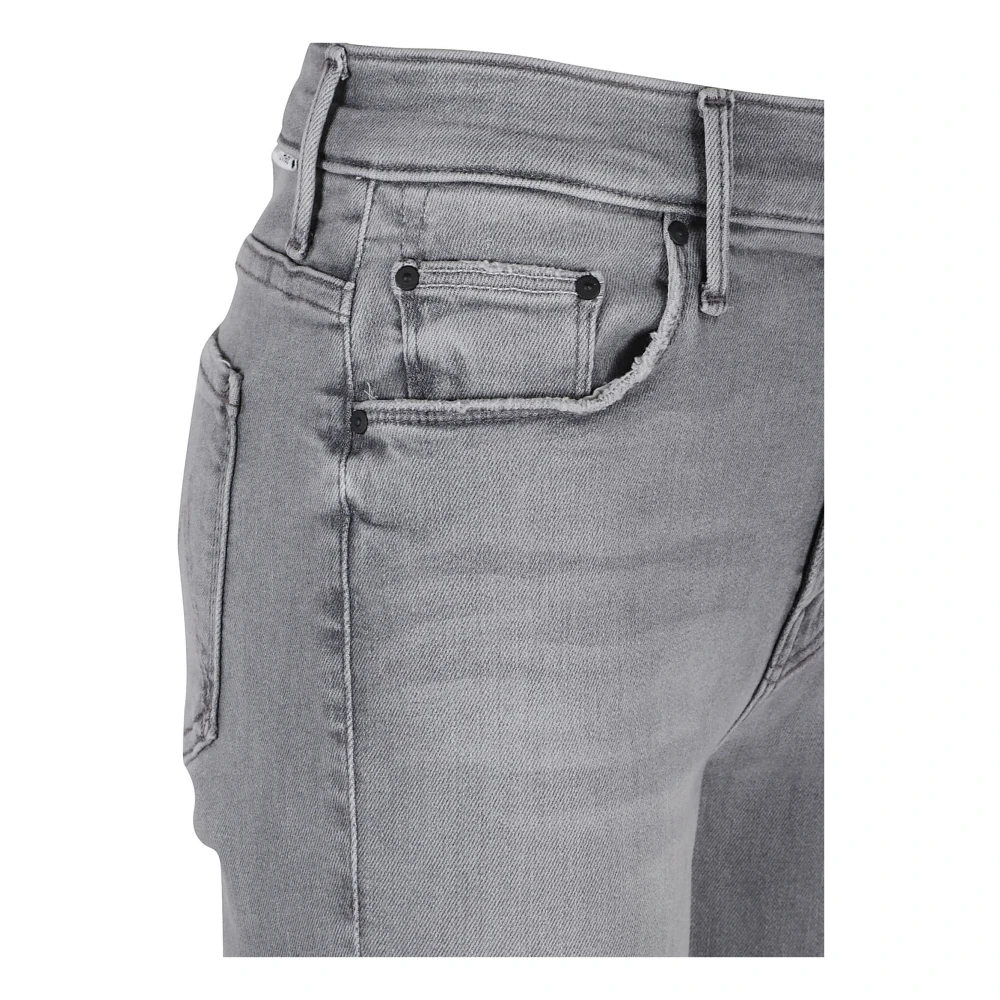 Mother Grijze Jeans met 92% Katoen Gray Dames