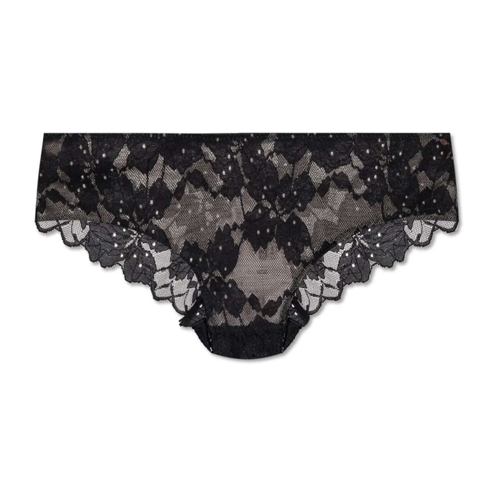 Hanro Kanten slip Black Dames