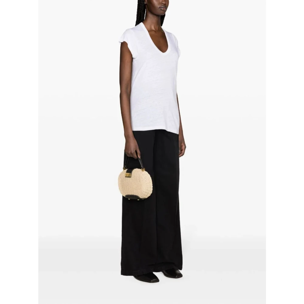 Isabel Marant Étoile Witte Zankou Tee Shirt White Dames