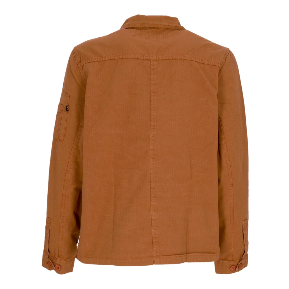 alpha industries Ripstop Cargo Overshirt Jas Hazel Brown Heren