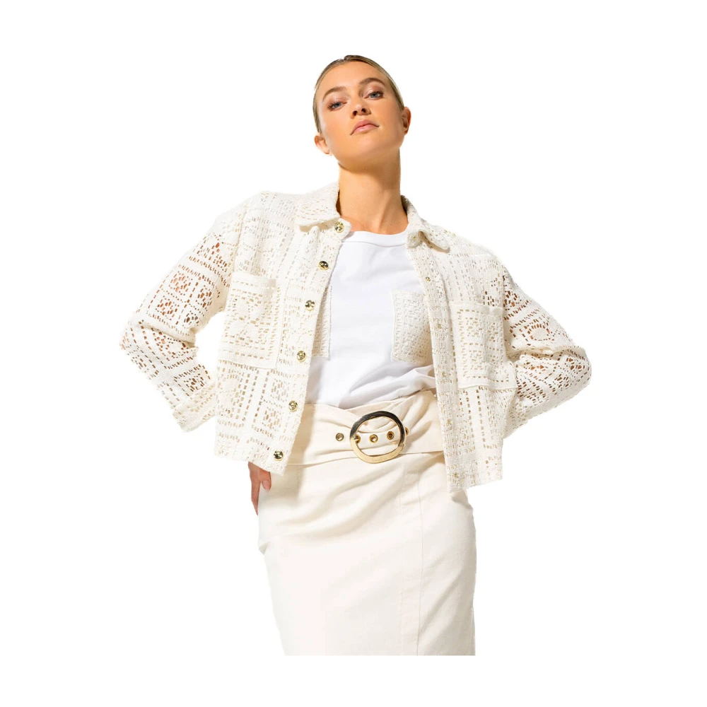 Caroline Biss Blouson Vest 1856 Beige Dames