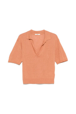 orange-linned-bomuld-polo-skjorte