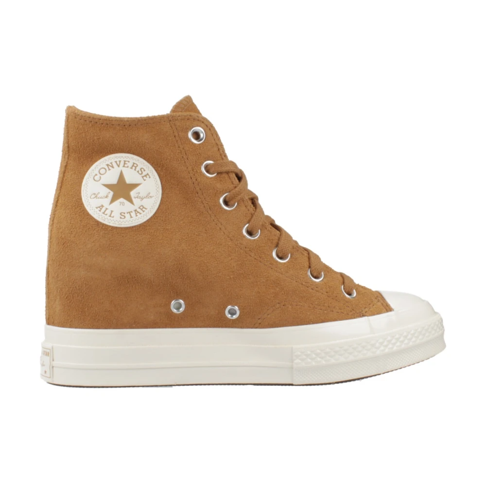 Converse Chuck 70 Wedge Platform Suede Dames Schoenen Bruin