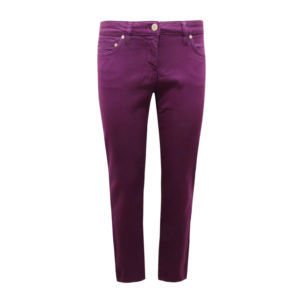 Roberto Cavalli Purple Slim Fit Jeans, Female, M, Wo Denim Trousers