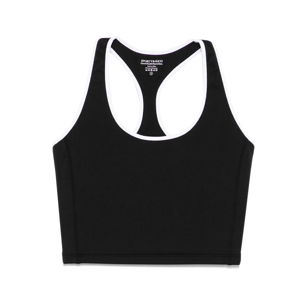 Sporty & Rich Sporty Runner Tank Top Black Dames